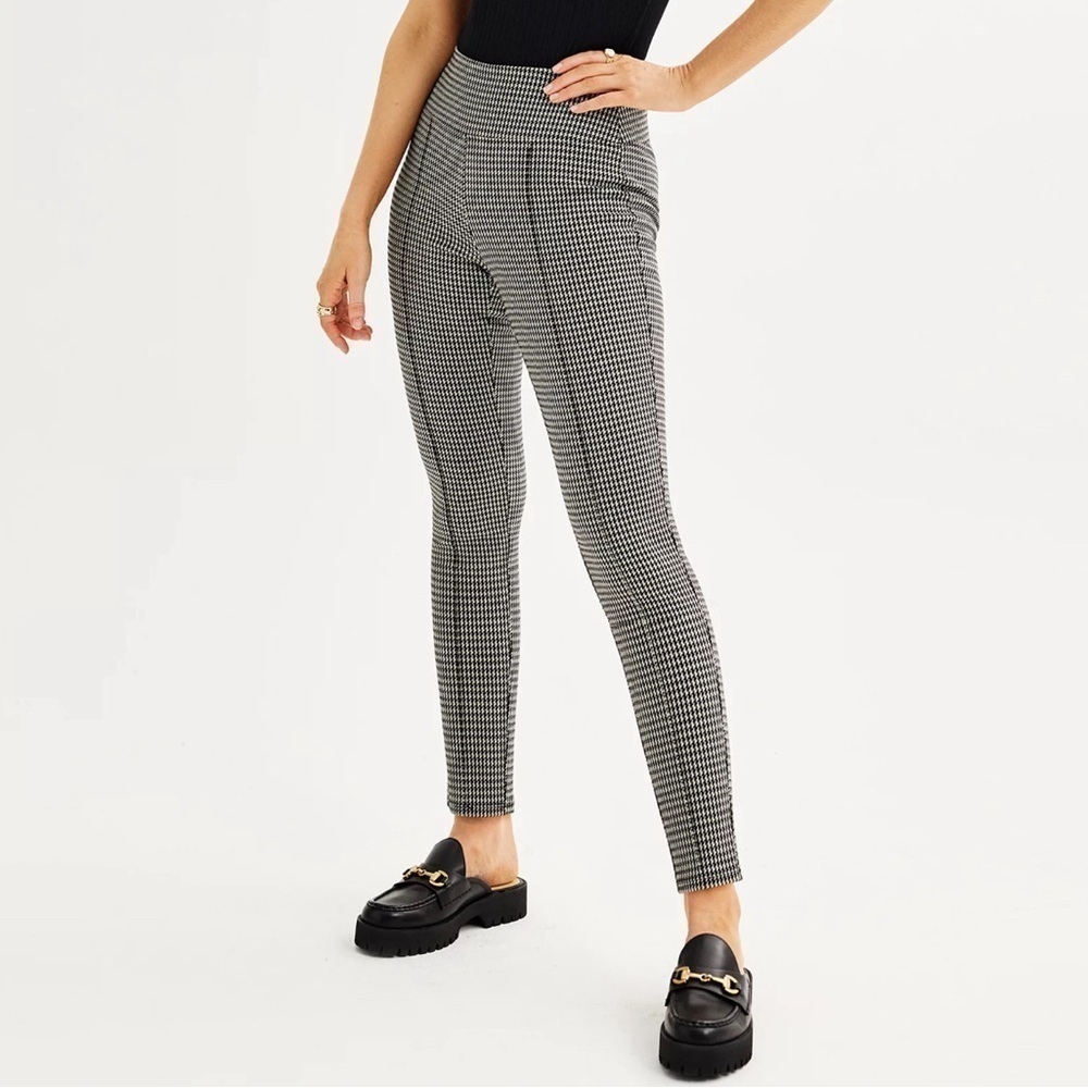 Nine West Seamed Tummy-Control Leggings - M
